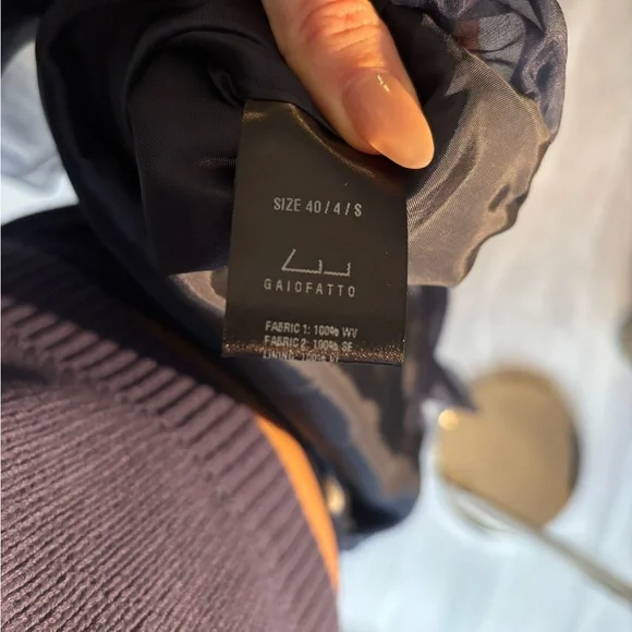 NWT Gaiofatto designer Navy Blue Sleeveless Top - Picture 5 of 5